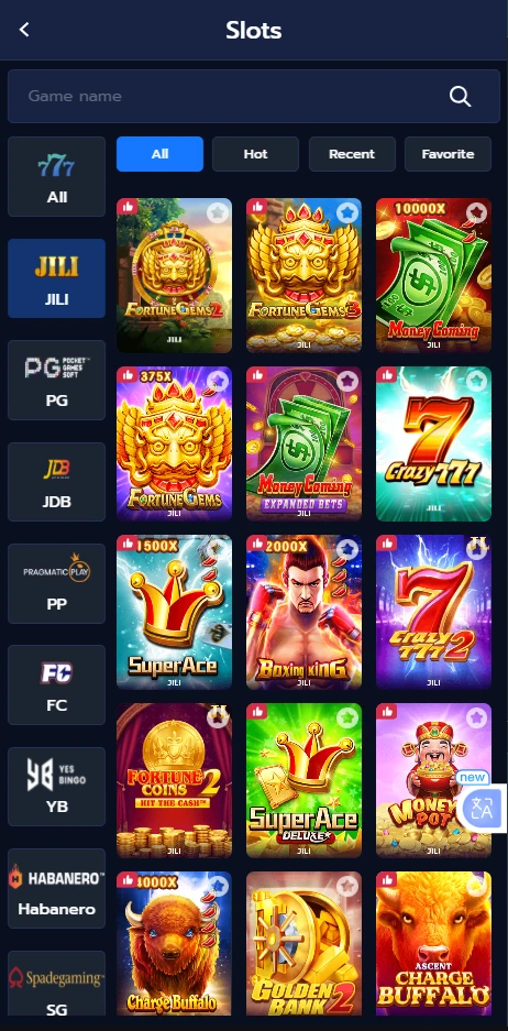 888 Ace games